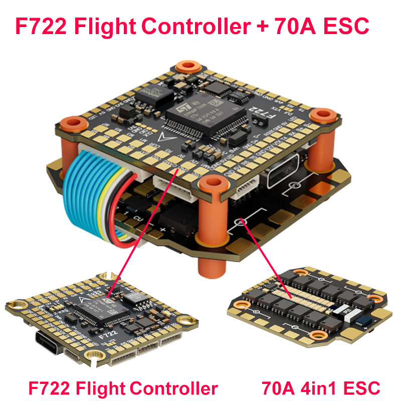 DAKEFPV F722 60A Stack ICM4268 - Drone Power Distribution Board recensione e prezzo