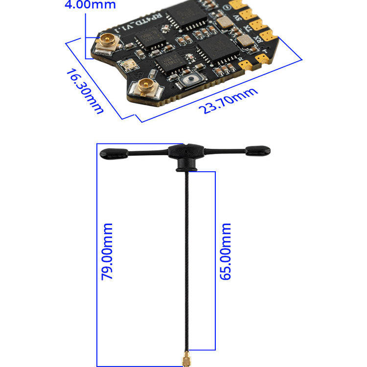 RadioMaster RP4TD ExpressLRS R - Drone Battery Strap recensione e prezzo